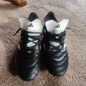 adidas Black and White Soccer Sneakers